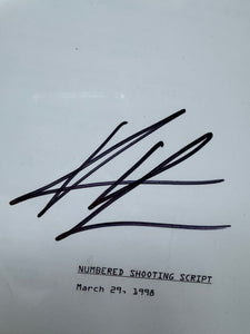The Matrix (1999) - A Shooting Script Signed by Keanu Reeves