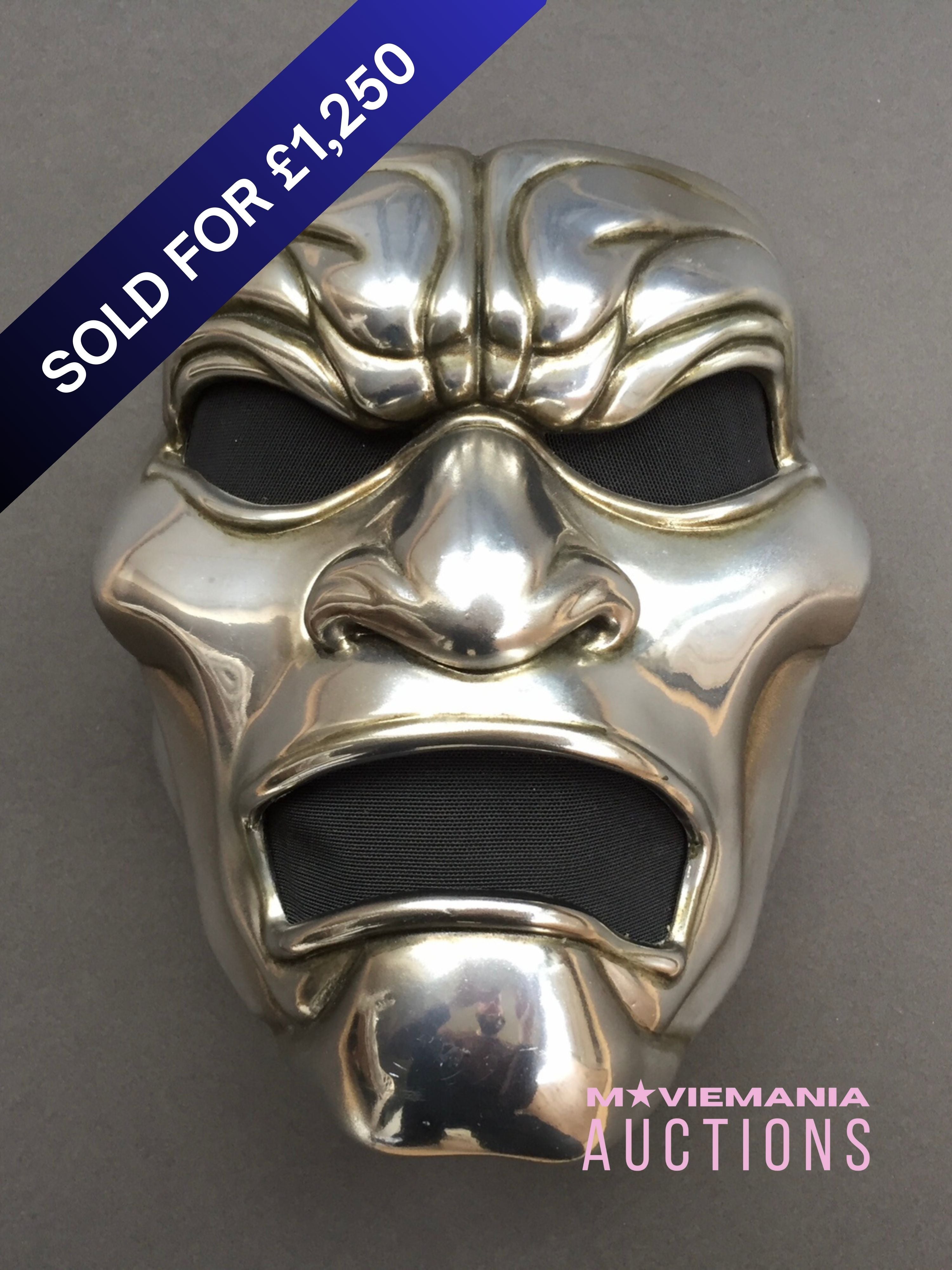 300 (2006) - Immortal Warrior Mask SOLD FOR £1,250