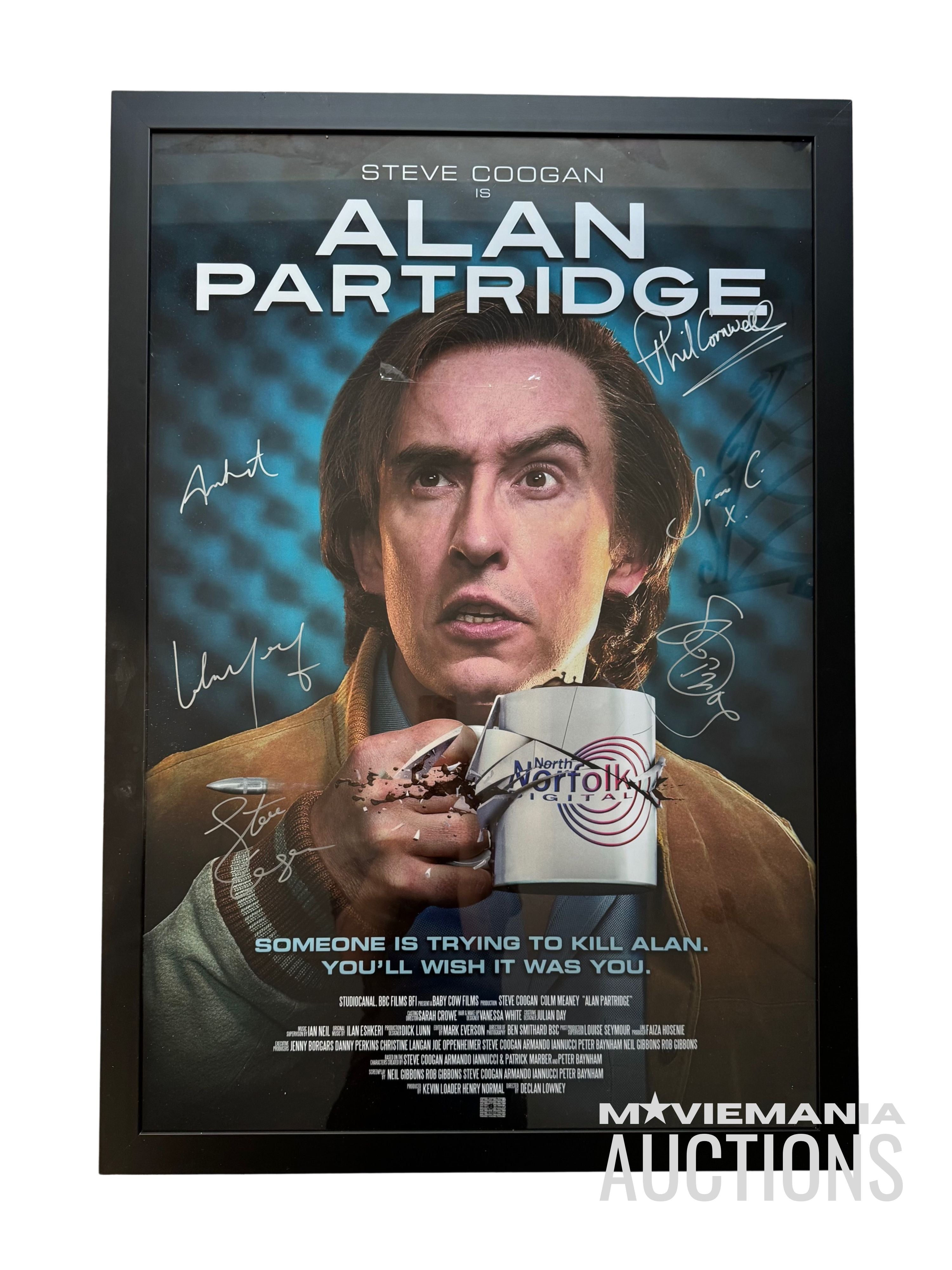 Alan Partridge: Alpha Papa (2013) - A Cast Signed Poster