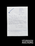 James Bond - A Handwritten Letter from Lois Maxwell