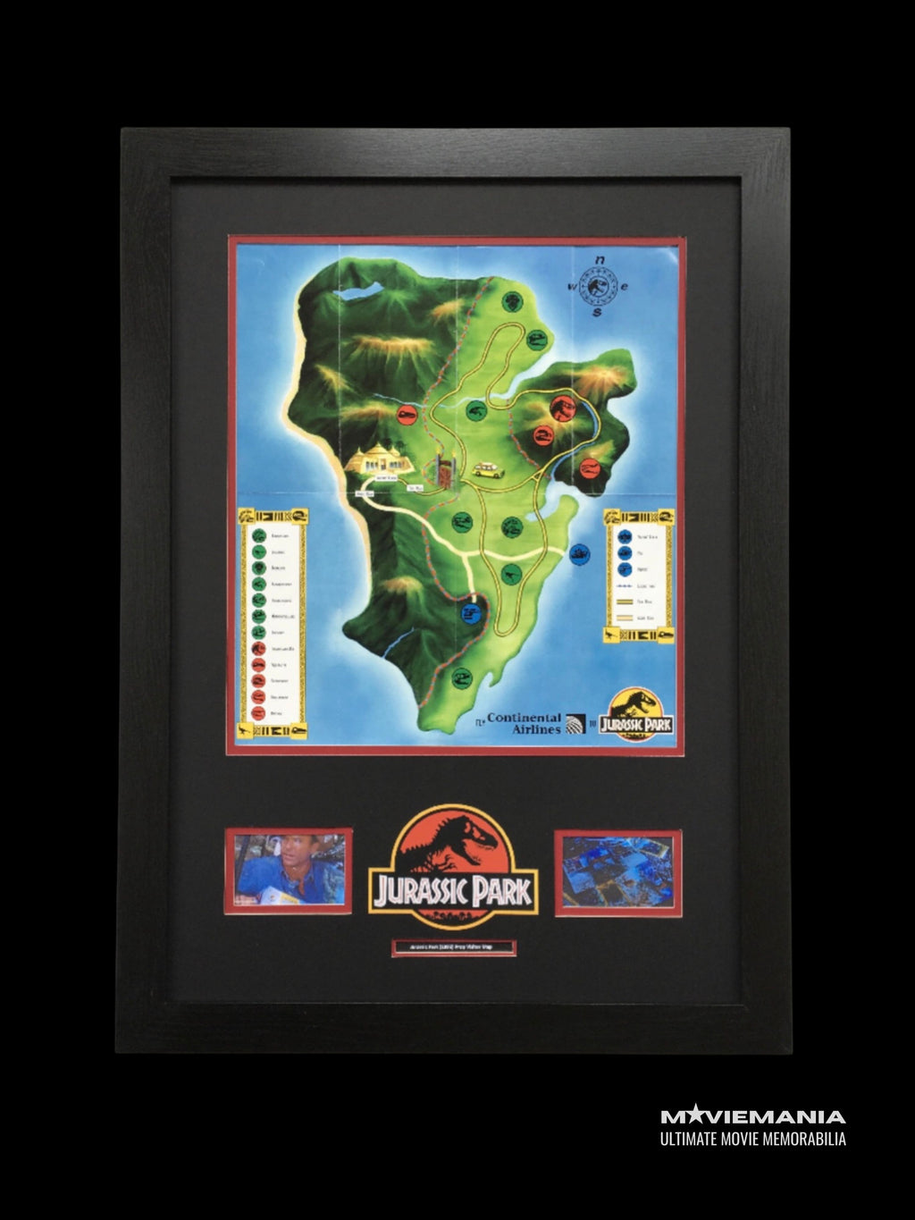 Jurassic Park (1993) - A Prop Visitor Map