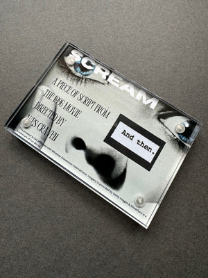 Scream (1996) - A Miniature Production Artefact Display