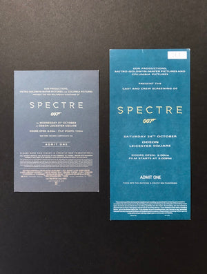Spectre (2015) - Two Cast & Crew Screening Tickets