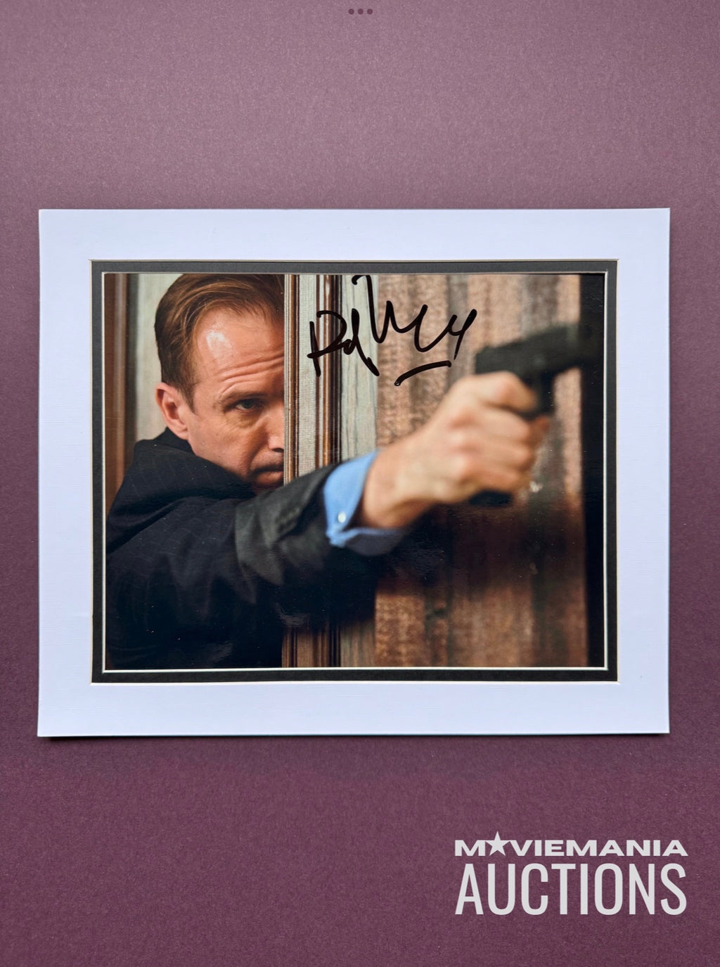 James Bond - A Ralph Fiennes Signed Colour Still