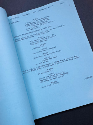 The X-Files (1997) - A Production used Script