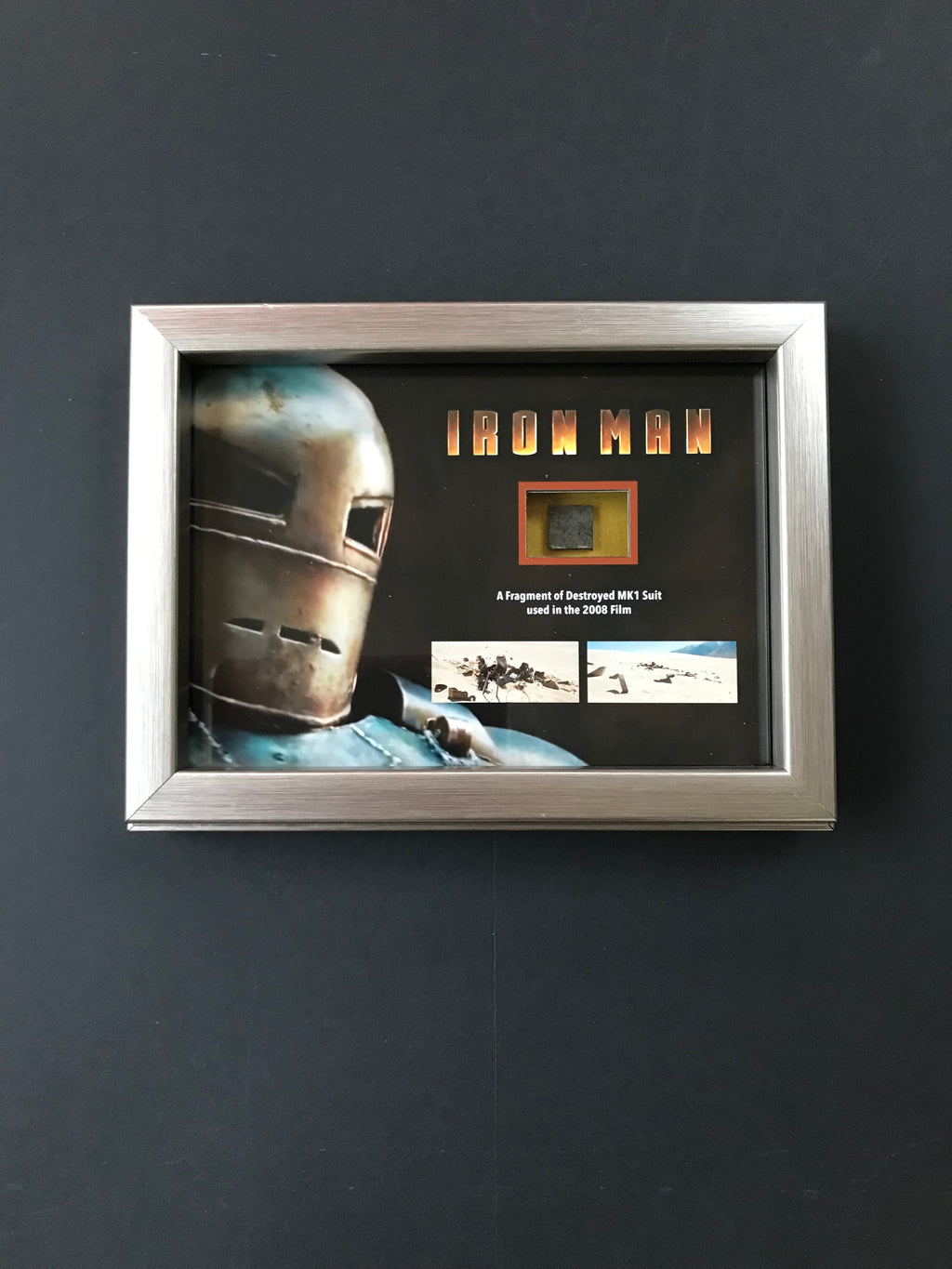 Iron Man (2008) - A Framed MK1 Suit Fragment