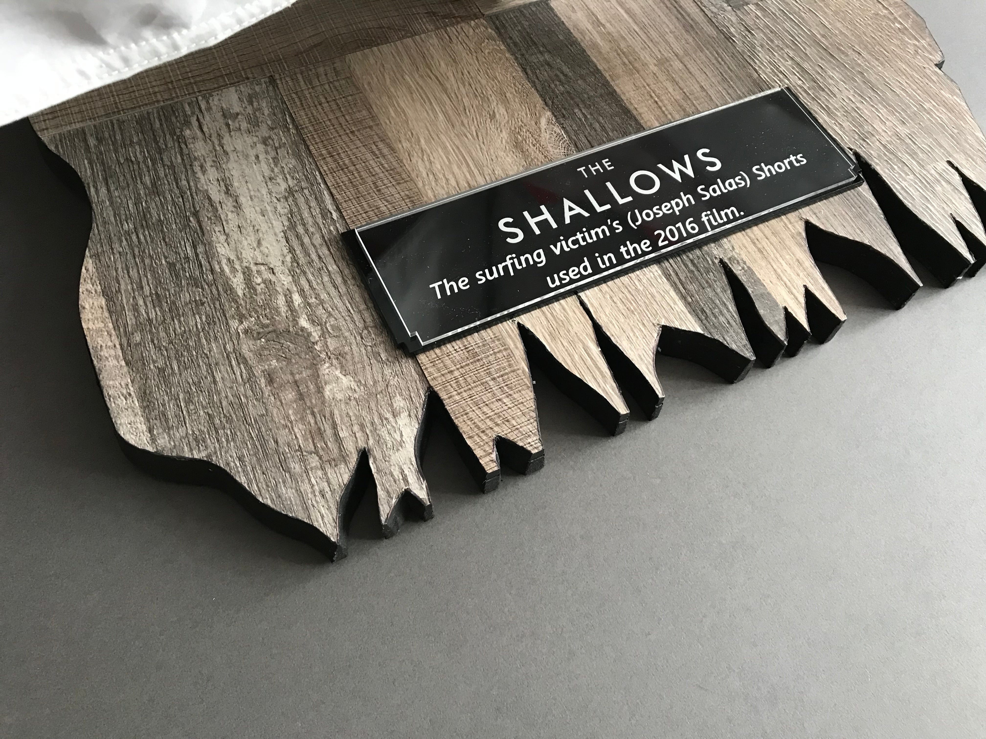 The Shallows (2016) - The Surfing Victim’s (Joseph Salas) Shorts on a Custom Display