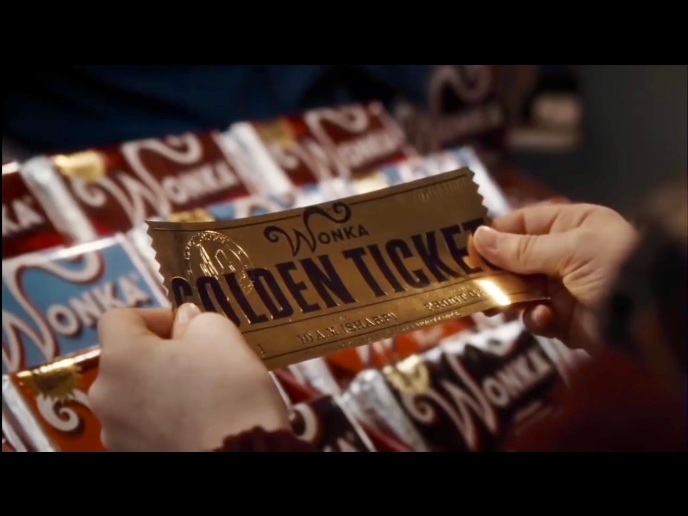 Charlie & The Chocolate Factory (2005) - A Framed Prop ‘Wonka’ Bar