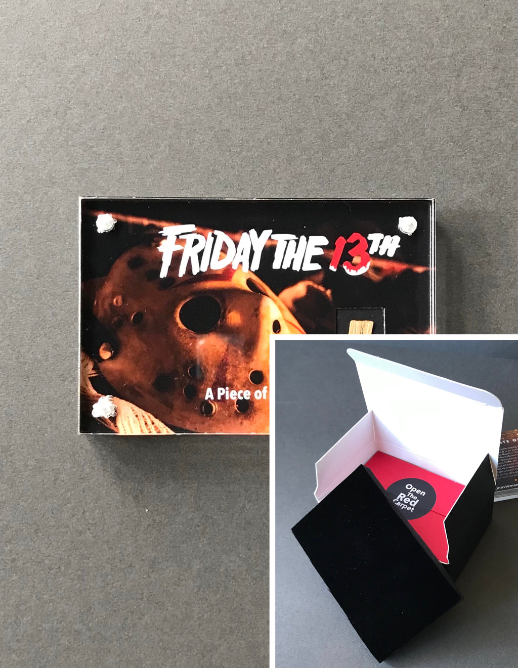 Friday 13th (1980) - A Miniature Display Featuring a Piece of the Main Log Cabin
