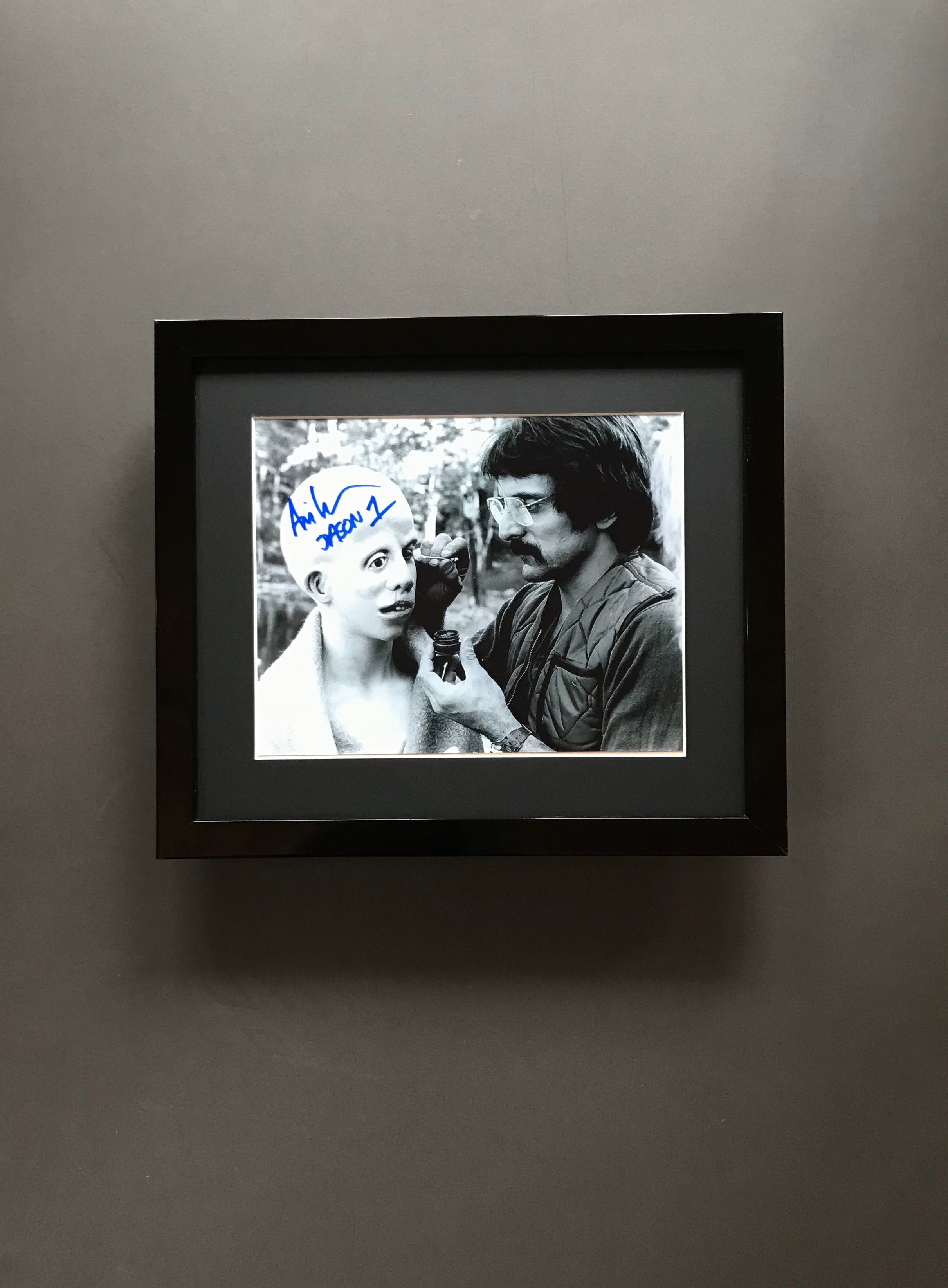 Friday 13th (1980) - A Framed Ari Lehman as Jason Voorhees Autograph