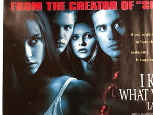 I Know What You Did Last Summer (1997) - A British Quad Cinema Poster