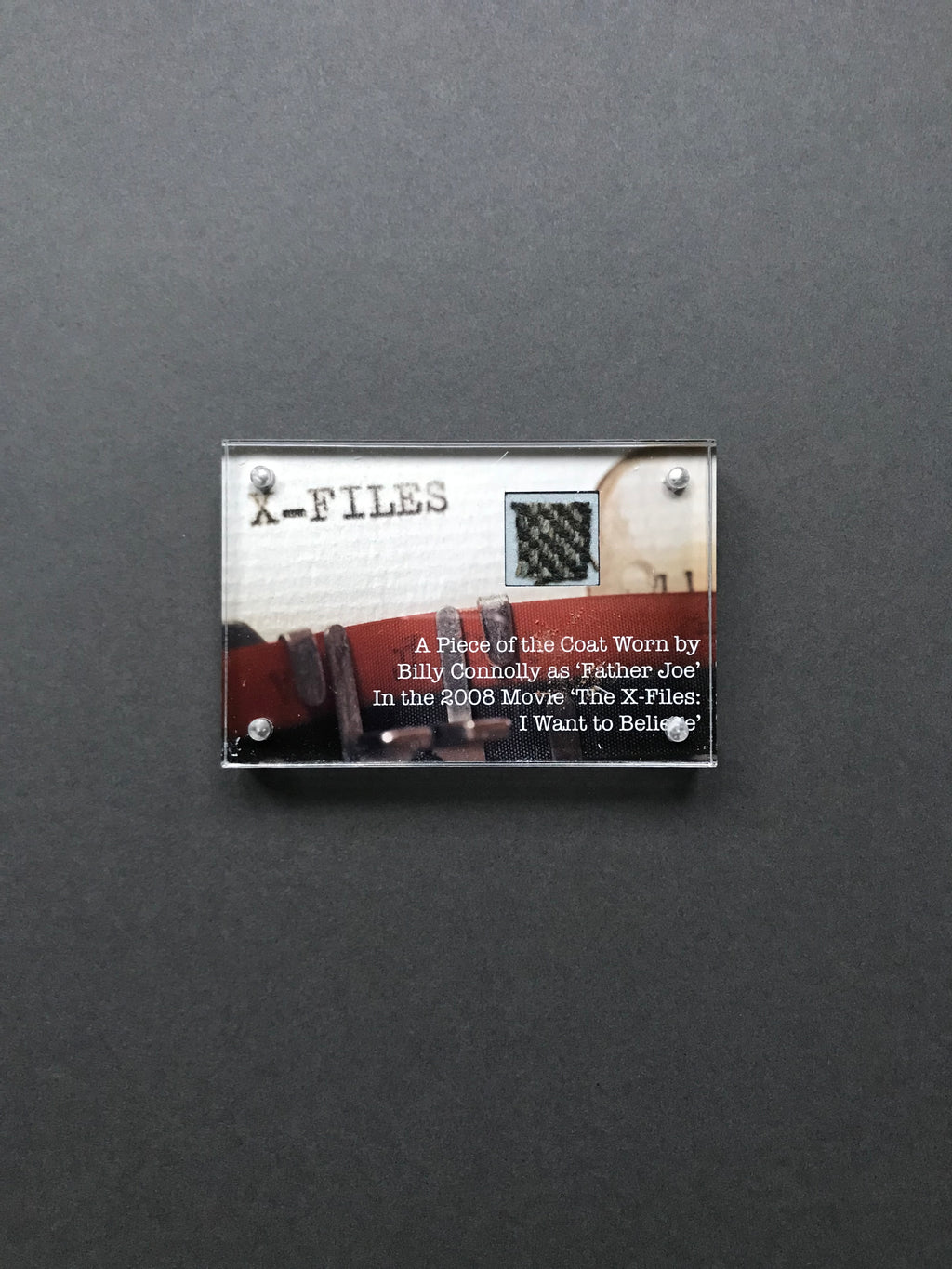 The X Files: I Want to Believe (2008) - A Miniature Prop Costume Display
