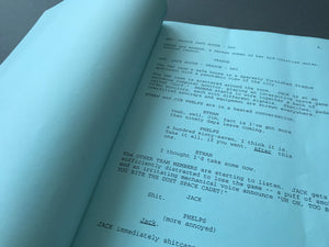 Mission: Impossible (1996) - A Production Used Blue Script