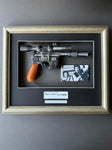 Star Wars: Return of the Jedi (1983) - A Replica DL-44 Blaster in an Autographed Display
