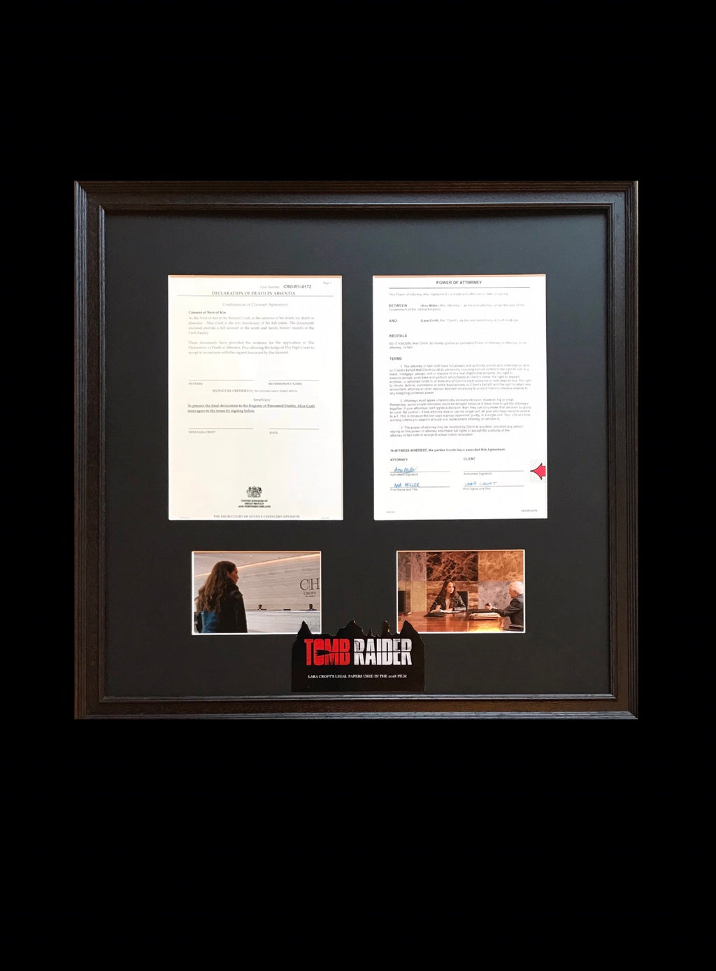 Tomb Raider (2018) - Lara Croft’s Legal Documents
