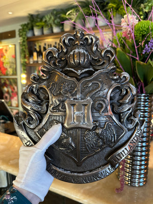 Harry Potter & The Philosopher’s Stone (2001) - A Replica Crest Display Featuring Faux Snow used in the Film