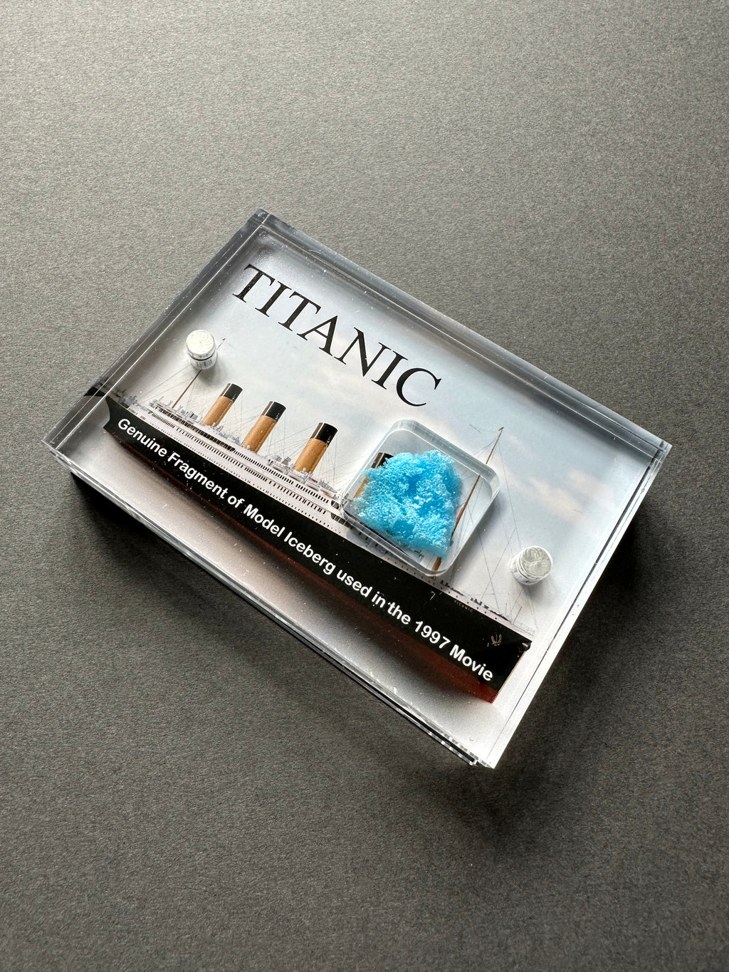 Titanic (1997) - A Piece of Prop Iceberg Miniature used in the Film