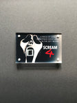 Scream 4 (2011) - A Miniature Display Featuring a Piece of Ghostface Costume from the Film