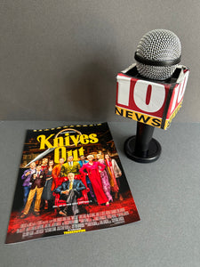 Knives Out (2019) - A Prop Press Mic Cube Display