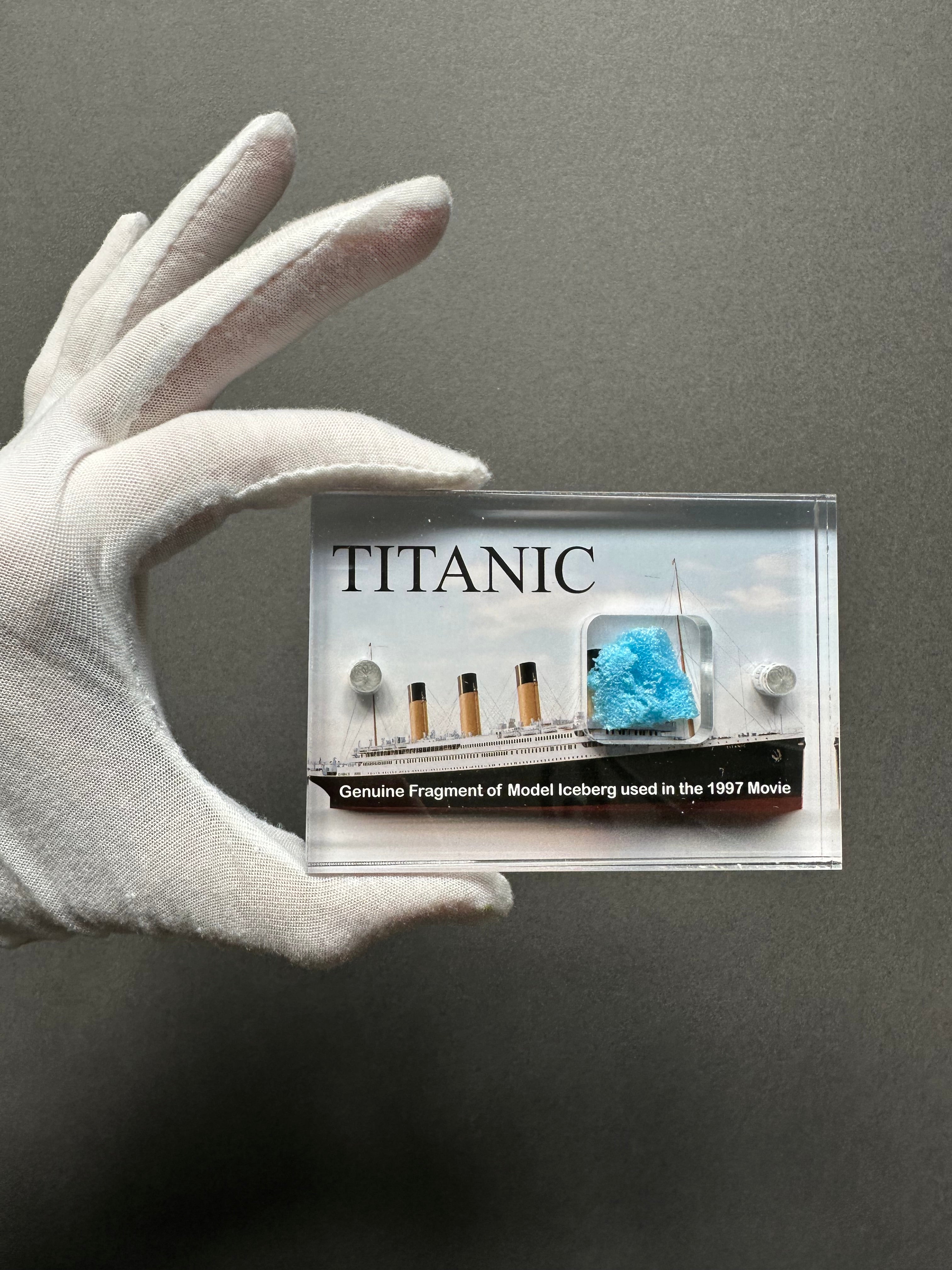 Titanic (1997) - A Piece of Prop Iceberg Miniature used in the Film