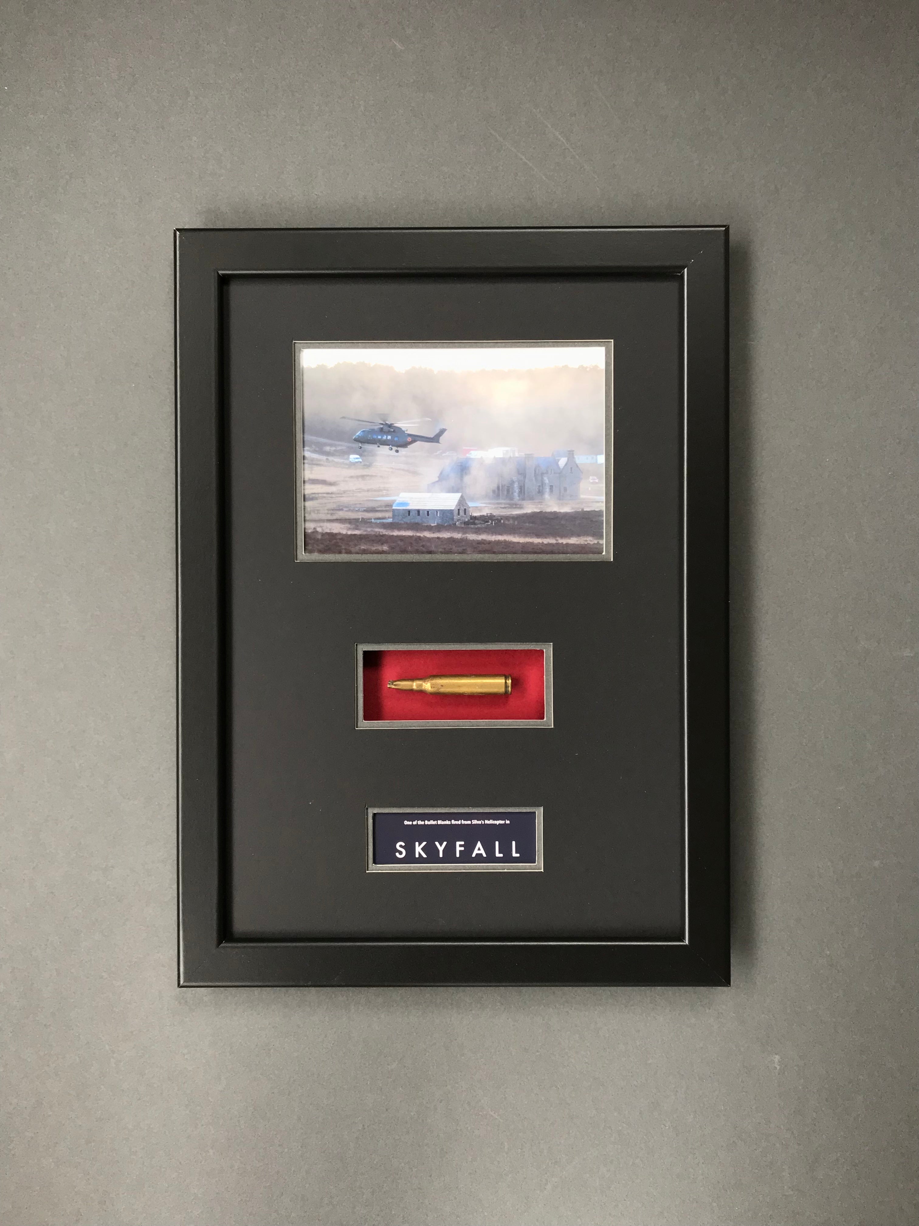 Skyfall (2012) - A Bullet Blank fired from Raoul Silva’s Helicopter