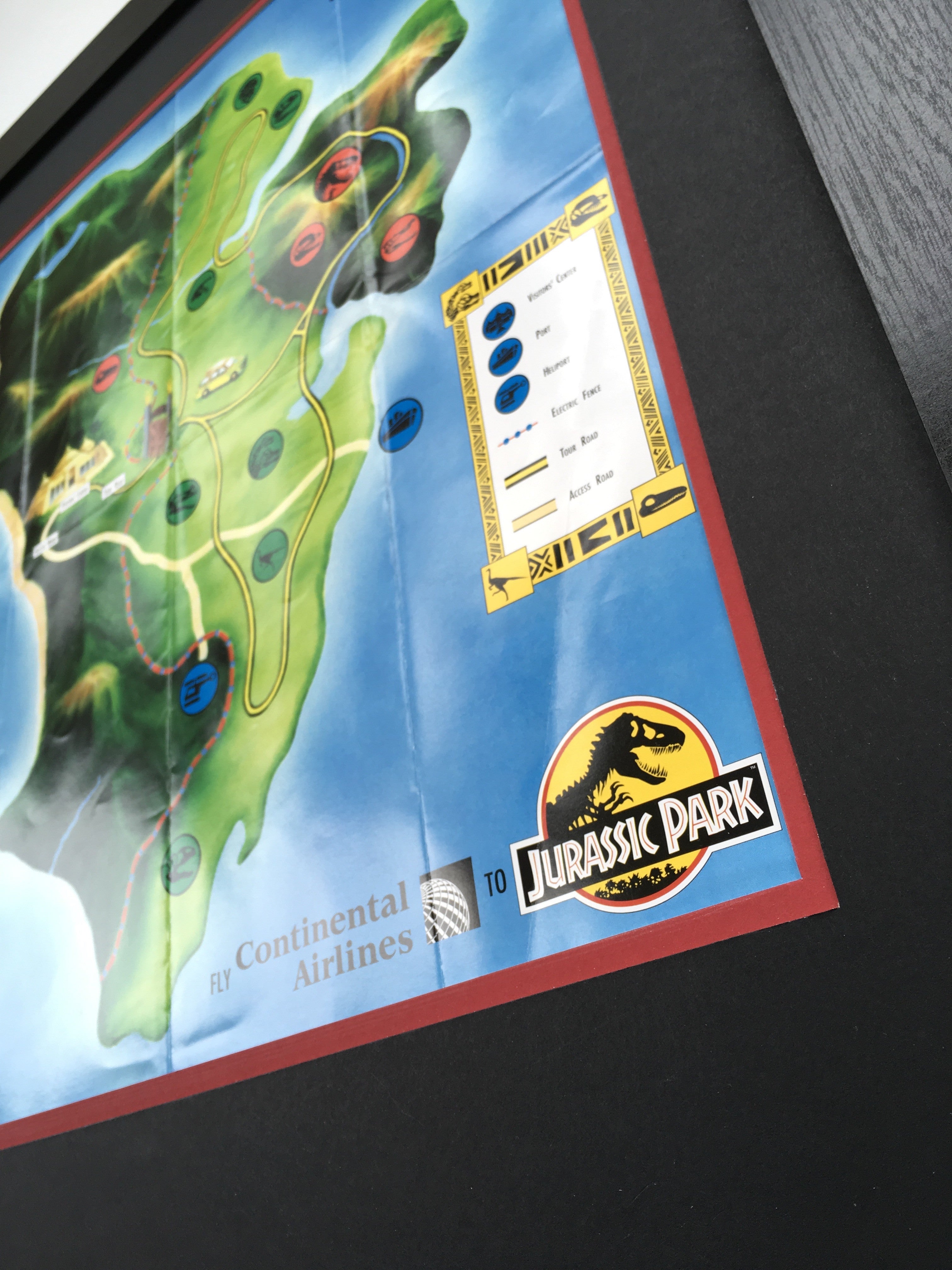 Jurassic Park (1993) - A Prop Visitor Map