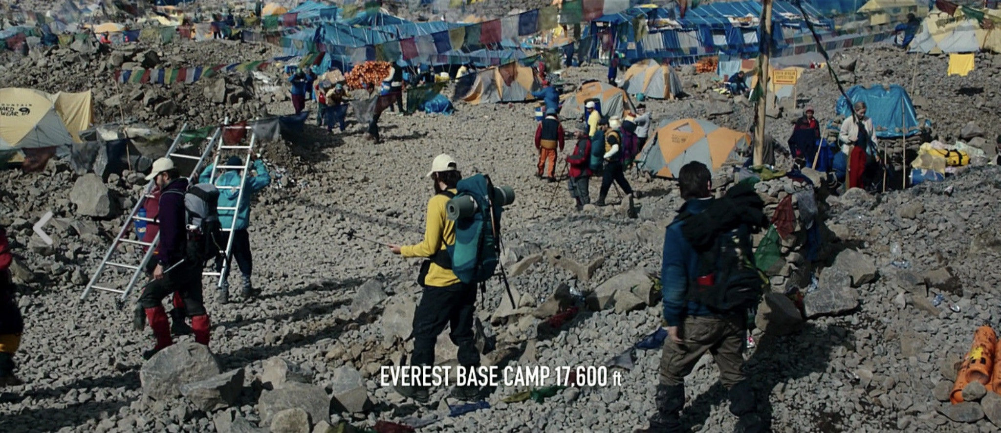 Everest (2015) - Michael's Sleeping Mat & Climbing Rope
