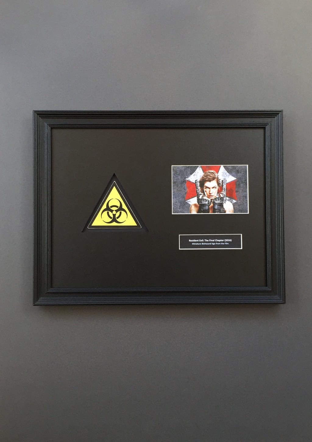Resident Evil: The Final Chapter (2016) - Framed Biohazard Sign