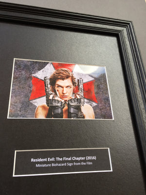 Resident Evil: The Final Chapter (2016) - Framed Biohazard Sign