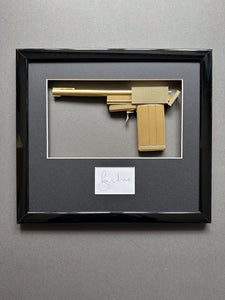 The Man With The Golden Gun (1974) - A Limited Edition Replica Golden Gun & Sir Roger Moore Autograph